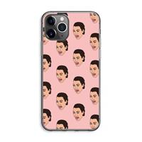 CaseCompany Ugly Cry Call: iPhone 11 Pro Max Transparant Hoesje