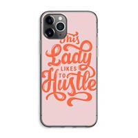 CaseCompany Hustle Lady: iPhone 11 Pro Max Transparant Hoesje