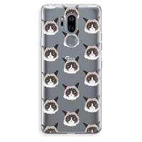 CaseCompany It's a Purrr Case: LG G7 Thinq Transparant Hoesje