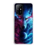 CaseCompany Where Light And Dark Meet: Oppo A94 5G Transparant Hoesje