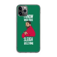CaseCompany Sleigh Bells Ring: iPhone 11 Pro Max Transparant Hoesje