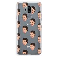 CaseCompany Ugly Cry Call: LG G7 Thinq Transparant Hoesje