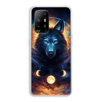 CaseCompany Wolf Dreamcatcher: Oppo A94 5G Transparant Hoesje