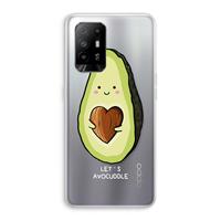 CaseCompany Avocuddle: Oppo A94 5G Transparant Hoesje