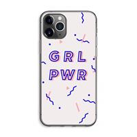 CaseCompany GRL PWR: iPhone 11 Pro Max Transparant Hoesje