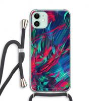 CaseCompany Pilgrims Of The Sea: iPhone 11 Transparant Hoesje met koord