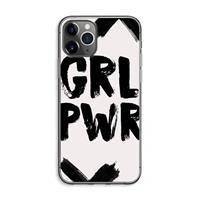 CaseCompany Girl Power #2: iPhone 11 Pro Max Transparant Hoesje