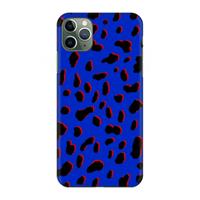 CaseCompany Blue Leopard: Volledig geprint iPhone 11 Pro Max Hoesje