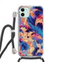 CaseCompany Tuesday Night: iPhone 11 Transparant Hoesje met koord