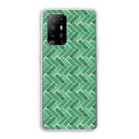 CaseCompany Moroccan tiles 2: Oppo A94 5G Transparant Hoesje