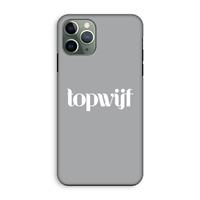 CaseCompany Topwijf Grijs Wit: iPhone 11 Pro Tough Case