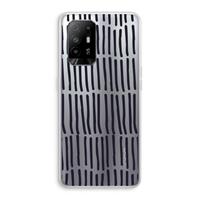 CaseCompany Moroccan stripes: Oppo A94 5G Transparant Hoesje