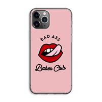 CaseCompany Badass Babes Club: iPhone 11 Pro Max Transparant Hoesje