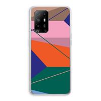 CaseCompany Gestalte 1: Oppo A94 5G Transparant Hoesje