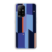CaseCompany Gestalte 3: Oppo A94 5G Transparant Hoesje