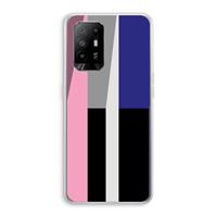CaseCompany Gestalte 4: Oppo A94 5G Transparant Hoesje