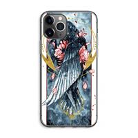 CaseCompany Golden Raven: iPhone 11 Pro Max Transparant Hoesje