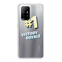 CaseCompany Victory Royale: Oppo A94 5G Transparant Hoesje