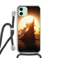 CaseCompany Children of the Sun: iPhone 11 Transparant Hoesje met koord