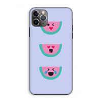 CaseCompany Smiley watermeloen: iPhone 11 Pro Max Tough Case