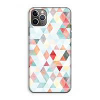 CaseCompany Gekleurde driehoekjes pastel: iPhone 11 Pro Max Tough Case