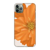 CaseCompany Orange Ellila flower: Volledig geprint iPhone 11 Pro Max Hoesje