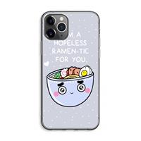 CaseCompany I'm A Hopeless Ramen-Tic For You: iPhone 11 Pro Max Transparant Hoesje