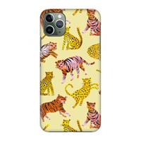CaseCompany Cute Tigers and Leopards: Volledig geprint iPhone 11 Pro Max Hoesje