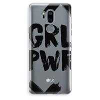 CaseCompany Girl Power #2: LG G7 Thinq Transparant Hoesje