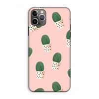 CaseCompany Cactusprint roze: iPhone 11 Pro Max Tough Case