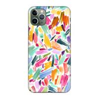 CaseCompany Watercolor Brushstrokes: Volledig geprint iPhone 11 Pro Max Hoesje