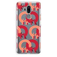 CaseCompany Dogs: LG G7 Thinq Transparant Hoesje