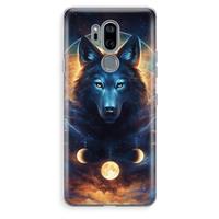 CaseCompany Wolf Dreamcatcher: LG G7 Thinq Transparant Hoesje