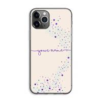 CaseCompany Sterren: iPhone 11 Pro Max Transparant Hoesje