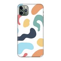 CaseCompany Memphis Shapes Blue: Volledig geprint iPhone 11 Pro Max Hoesje