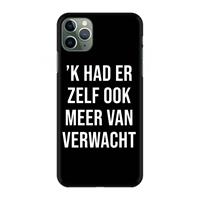 CaseCompany Meer verwacht - Zwart: Volledig geprint iPhone 11 Pro Max Hoesje