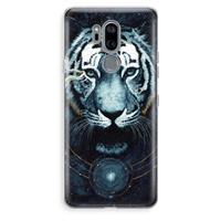 CaseCompany Darkness Tiger: LG G7 Thinq Transparant Hoesje