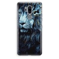 CaseCompany Darkness Lion: LG G7 Thinq Transparant Hoesje