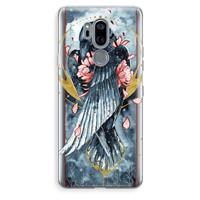 CaseCompany Golden Raven: LG G7 Thinq Transparant Hoesje