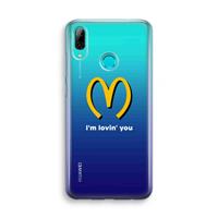 CaseCompany I'm lovin' you: Huawei P Smart (2019) Transparant Hoesje
