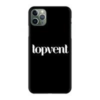 CaseCompany Topvent Zwart: Volledig geprint iPhone 11 Pro Max Hoesje