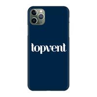 CaseCompany Topvent Navy: Volledig geprint iPhone 11 Pro Max Hoesje