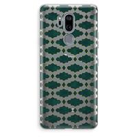 CaseCompany Moroccan tiles: LG G7 Thinq Transparant Hoesje