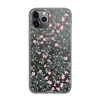 CaseCompany Sierlijke bloemen: iPhone 11 Pro Max Transparant Hoesje