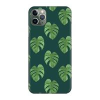 CaseCompany Monstera leaves: Volledig geprint iPhone 11 Pro Max Hoesje