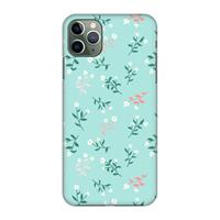 CaseCompany Small white flowers: Volledig geprint iPhone 11 Pro Max Hoesje
