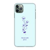 CaseCompany Bloom with grace: Volledig geprint iPhone 11 Pro Max Hoesje