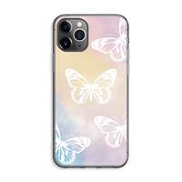 CaseCompany White butterfly: iPhone 11 Pro Max Transparant Hoesje