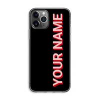 CaseCompany Namecase: iPhone 11 Pro Max Transparant Hoesje