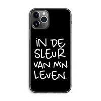 CaseCompany De Sleur: iPhone 11 Pro Max Transparant Hoesje